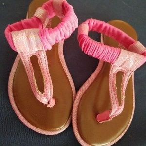 ❤Pink little girl sandals